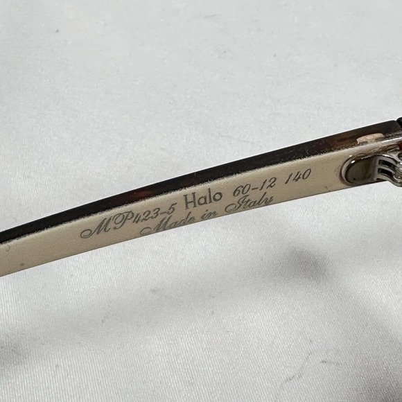 Peppers Halo Tortoise Shell Aviator Style Sunglasses Made in Italy Polarized S5 - Picture 4 of 7